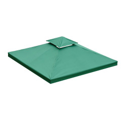 Toldo de substituição 3x3m para pérgolas toldo de substituição de pérgolas de jardim verde