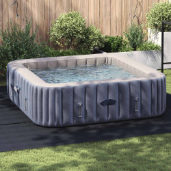 Lona para fundo de piscina preto 396 x 396 x 0,1 cm