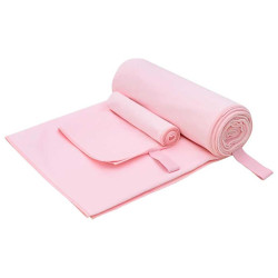 Conjunto de toalhas esportivas 2 unid. rosa