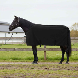 Cobertor de cavalo preto 85 cm poliéster