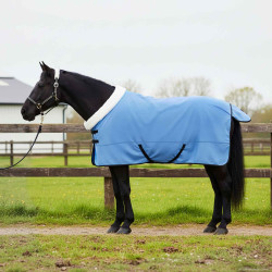 Cobertor de cavalo aqua completo 125 cm fleece polar