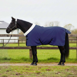 Cobertor de cavalo azul marinho 115 cm fleece polar