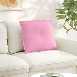 Travesseiro para costas rosa 60 x 19 x 50 cm tecido