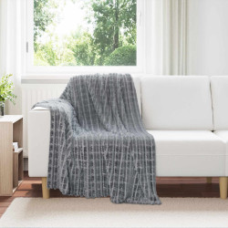 Cobertores de sofá 6 unid. cinza escuro 150 x 130 cm 2.75 lã