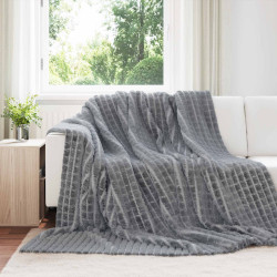 Cobertores de sofá 6 unid. cinza escuro 240 x 220 cm 9.17 lã
