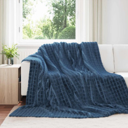 Cobertores de sofá 6 unid. azul marinho 240 x 220 cm 9.37 lã