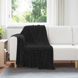 Cobertores de sofá 6 unid. preto 150 x 130 cm 2.75 lã