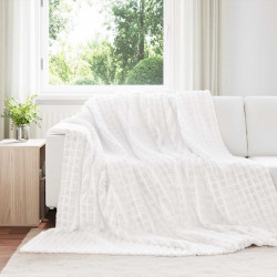 Cobertores de sofá 6 unid. branco 240 x 220 cm 8.63 lã
