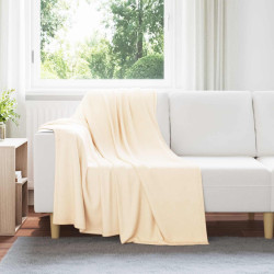 Cobertor creme 170 x 130 cm lã