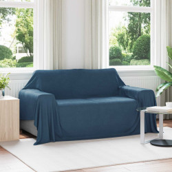 Cobertores de sofá 6 unid. azul marinho 280 x 210 cm 4.74 lã