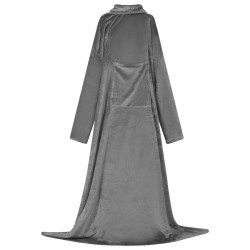Sweatshirt manta cinza escuro f flanela