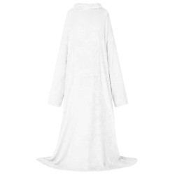 Sweatshirt manta branco f flanela
