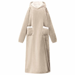 Sweatshirt manta bege m fleece e flanela
