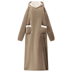 Sweatshirt manta camelo l fleece e flanela