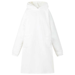 Sweatshirt manta branco m fleece e flanela