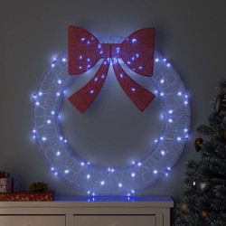 Guirlanda com 80 leds azul 92 x 92 x 9,5 cm acrílo