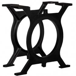 Pernas para mesa de centro 2 pcs estrutura em O ferro fundido - Imagen 1