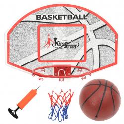 Conjunto tabela basquetebol p/ montar na parede 5 pcs 66x44,5 cm - Imagen 1