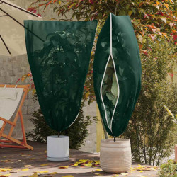 Capas de fleece para proteção contra geada 5 unid. verde