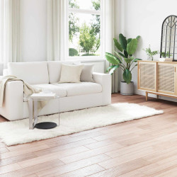 Tapete de de ovelha sintética tafalla branco 80 x 250 cm