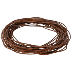 Corda de couro marrom claro ø1,5 mm x 50 m couro