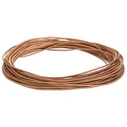 Corda de couro castanho ø2 mm x 50 m couro