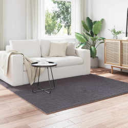 Tapetes de área quadrado sirolo antracite 120 x 120 cm