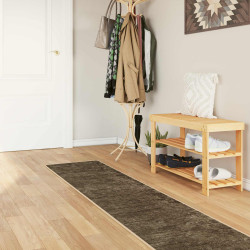 Passadeira marsa verde floresta 50 x 250 cm poliéster e PVC