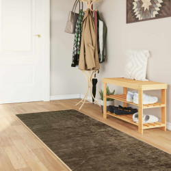 Passadeira marsa verde floresta 100 x 450 cm poliéster e PVC