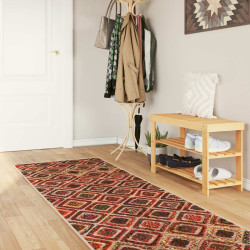 Passadeira marsa multicolor 80 x 350 cm poliéster e PVC