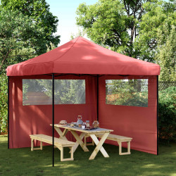 Tenda de festa borgonha 292 x 292 x 315 cm tecido oxford