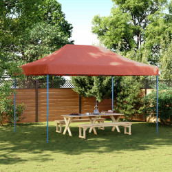 Tenda de festa terracota 292 x 440 x 315 cm tecido oxford