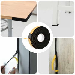 Fita de espuma autoadesiva 20 unid. preto 30mm x 5m espuma cr