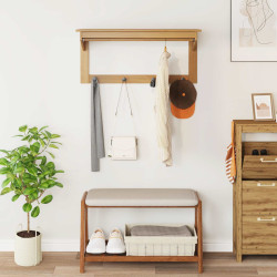 Cabideiro hill marrom mel 90 x 35 x 41.5 cm