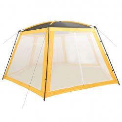 Tenda para piscina 660x580x250 cm tecido amarelo - Imagen 1
