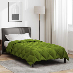 Edredom de inverno 135 x 220 cm 450 gsm verde