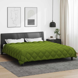 Edredom de inverno 220 x 240 cm 450 gsm verde