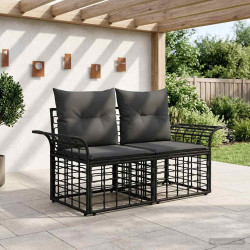 Loveseat ao ar livre 2 unid. 2-número de lugares