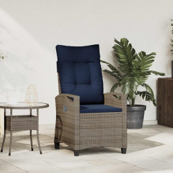 Cadeira de jardim reclinável 56 x 60 x 112 cm aço