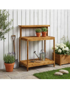 Bancadas para jardinagem
