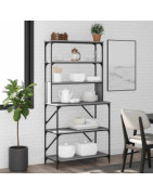 Prateleiras e suportes para utensílios de cozinha